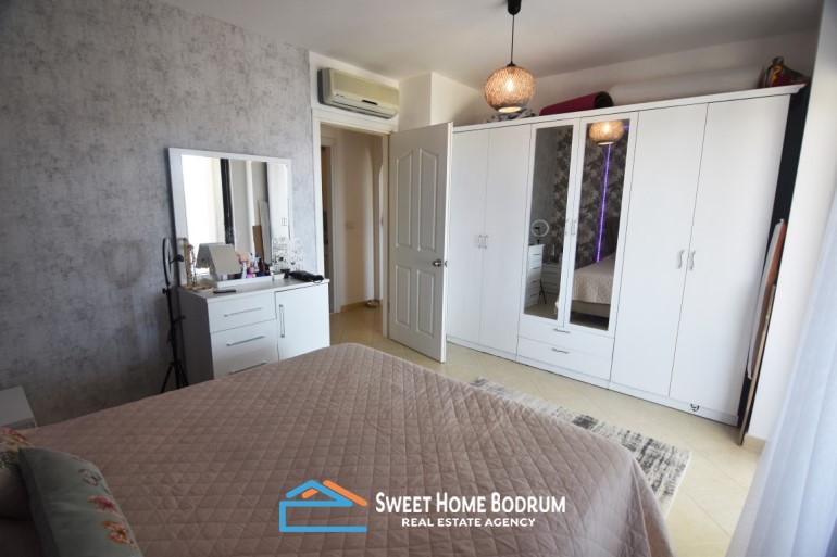 Bodrum, Yalıkavak 2 APARTMENTS TOGETHER for sale with sea view