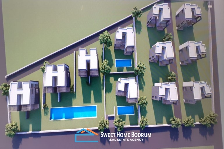 Bodrum Türkbükü'nde Denize Yürüme Mesafesinde Satılık Müstakil Villalar