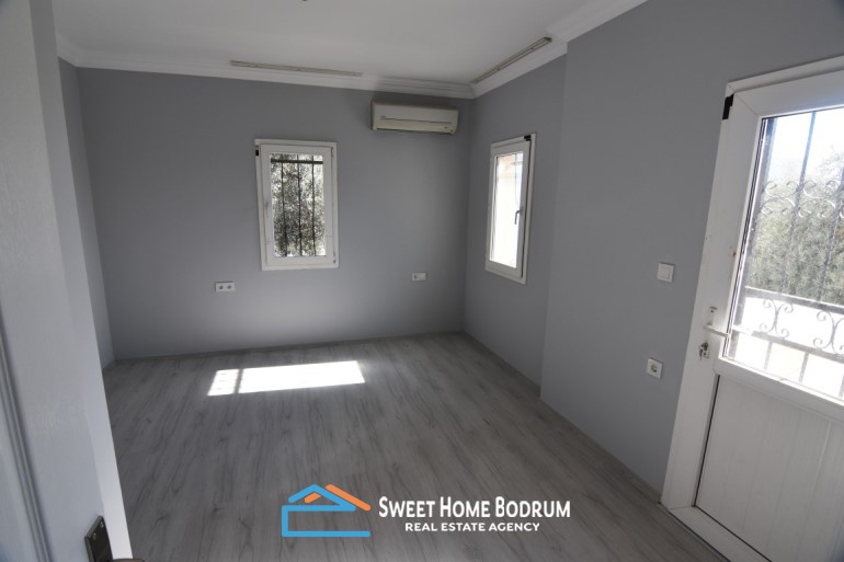 bodrum akyarlar yaz kış kiralık ev bahceli