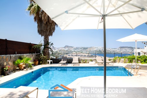 Bodrum Gündoğan'da Aylık Kiralık Özel Havuzlu Villa