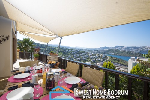 Bodrum Gündoğan'da Aylık Kiralık Özel Havuzlu Villa