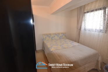 Yalıkavak Gökçebel'de satılık, bahçe katı 3+1 daire