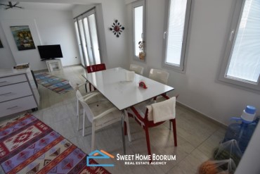 Gündoğan'da Güvenlikli Site İçinde Deniz Manzaralı Dubleks Villa 