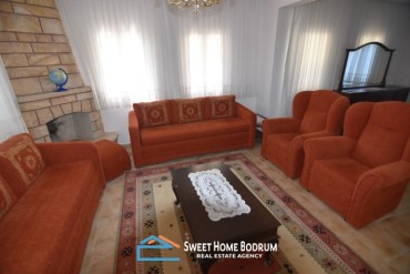 Yalıkavak merkezde, Marina'ya yürüme mesafesinde, müstakil kiralık tek kat