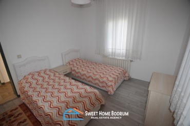 Yalıkavak merkezde, Marina'ya yürüme mesafesinde, müstakil kiralık tek kat
