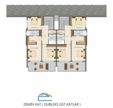 Denize yürüme mesafesinde satılık  2+1 daire