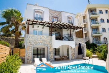 Bodrum, Bitez Sea View Villa for Monthly Rent