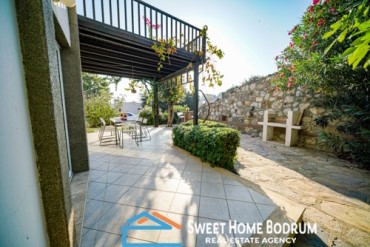 Bodrum Gümüşlük, Site İçinde Satılık 3+1 Villa